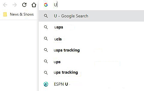 U Google Search USPS